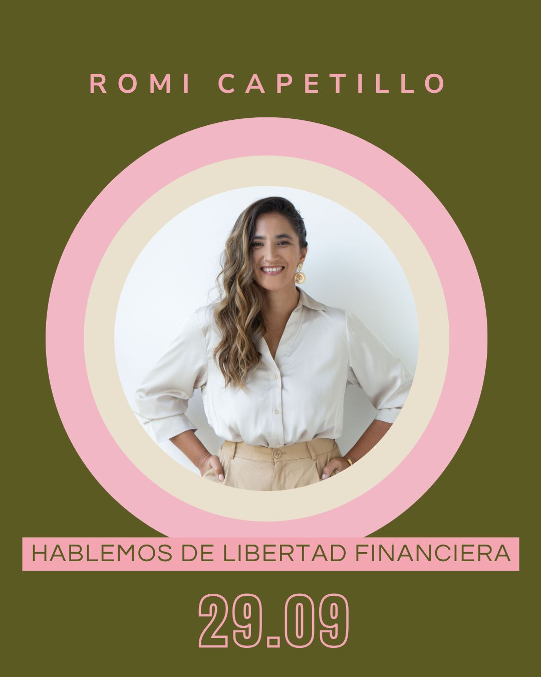 Flyer Comunidad 29 — Romina Capetillo